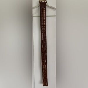 Barney’s New York Brown Leather Belt Large